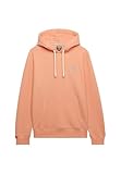 Loose Superdry Essential Logo Classic Hood Sweater, Coral Reef, 3XL Men\'s