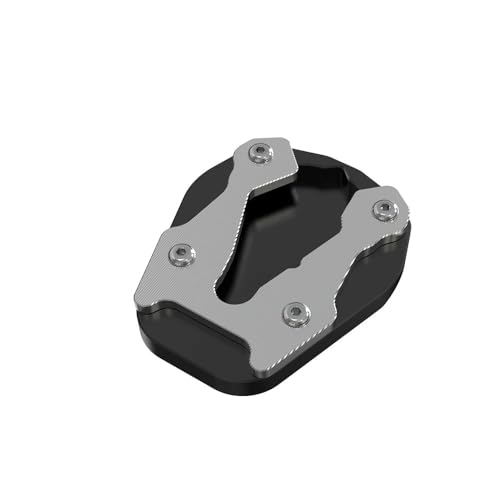 Support latéral moto extension béquille et plaque de base élargie