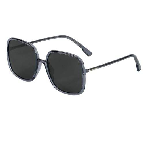 Lunettes de soleil de conduite anti éblouissement à cadre carré rétro