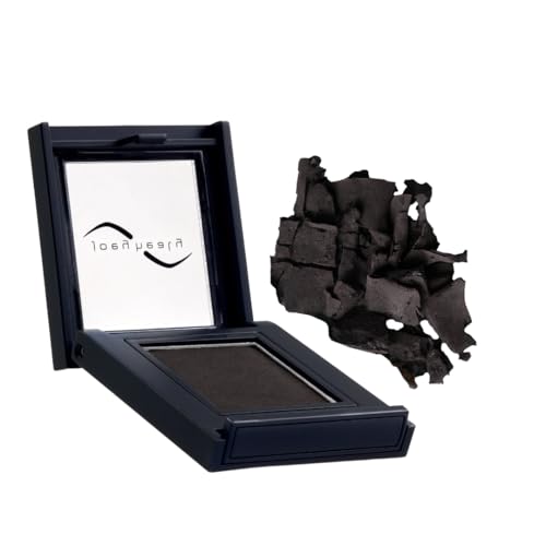Joey Healy Luxe Brow Powder, Natural and Soft Definition Eyebrow Powder, Waterproof Brow Makeup Formula, Raven (Charcoal)