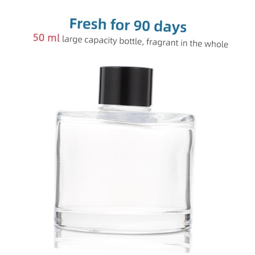 Botella Difusora Aromaterapia 50ml con Varillas Negras miniatura 3