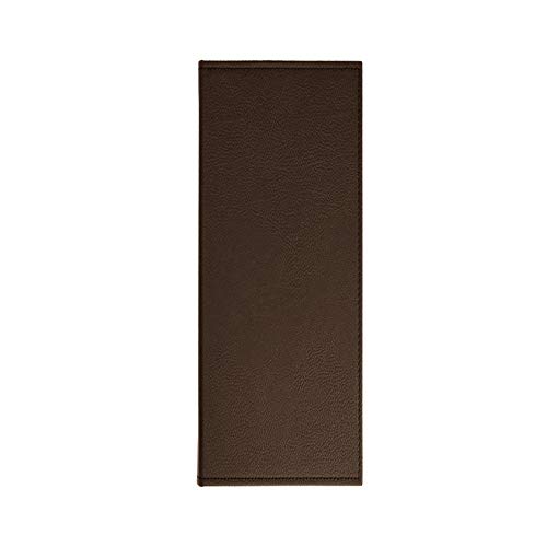 menu covers made of premium faux leather 10-pack - 42534 x 1134 - wine list - bar menu brown 2 views