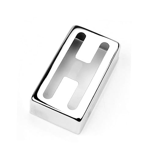 TOGEVAL エレキギター用ハムバッカーカバー ギターのピックアップカバー エレキハムバッカーカバー エレクトリックカス エレキアクセサリー 電気 Silver