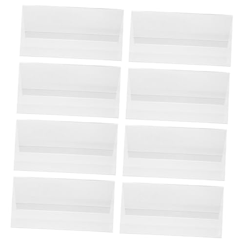 SOLUSTRE 7Pcs Acrylic Tabletop Signs for Weddings Blank Display Holders for Seating Numbers Shape Design for Event Decor and Guest Name Identification