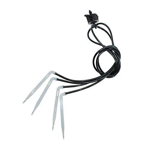 TIGERROSA Kit Micro Irrigation 4L 8L Système De Goutte À Goutte À 4 Directions Émetteur Système D'Irrigation Micro Débit Goutteur pour Économie d'eau Irrigation À Effet De Serre 1 Set-4L Blanc Cover