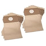 Sostituisce Fakir 2181805 vhbw 10x sacchetto compatibile con Vetrella Supermax electronic, 1200 aspirapolvere - carta, 31,5cm x 18cm Marrone