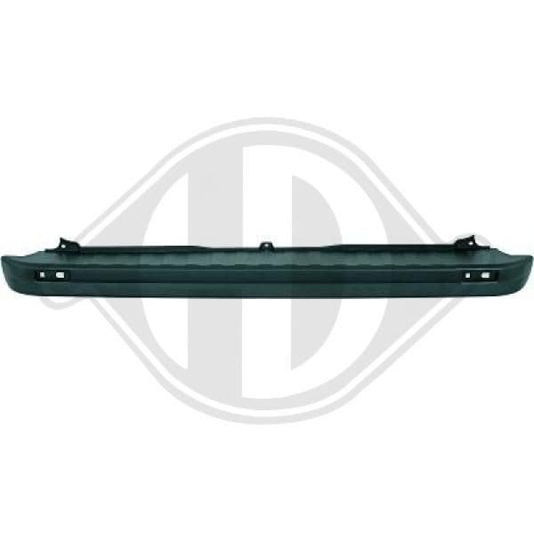 DIEDERICHS 4497055 Paraurti posteriore Posteriore nero
