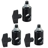 Alluneitter 3PCS Rapid Adapter Convert with 3/8' Screw DSLR Mount Bracket Multi Functional Mount Bracket...