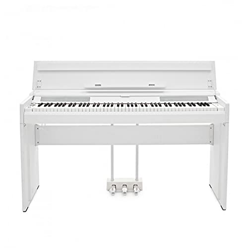 Piano numérique compact à 88 touches avec pédale DP-12 par Gear4music Blanc - Les Beatles, Paul McCartney, John Lennon, RIngo Starr, George Harrison Piano numérique compact à 88 touches avec pédale DP-12 par Gear4music Blanc – Image 8
