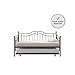 DHP Tokyo Daybed and Trundle with Metal Frame, Twin Over Twin Size, Brushed Bronze