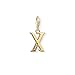 Produktbild Thomas Sabo Damen-Charm-Anhänger W Buchstabe Gold Charm Club 925 Sterling Silber 1629-414-39