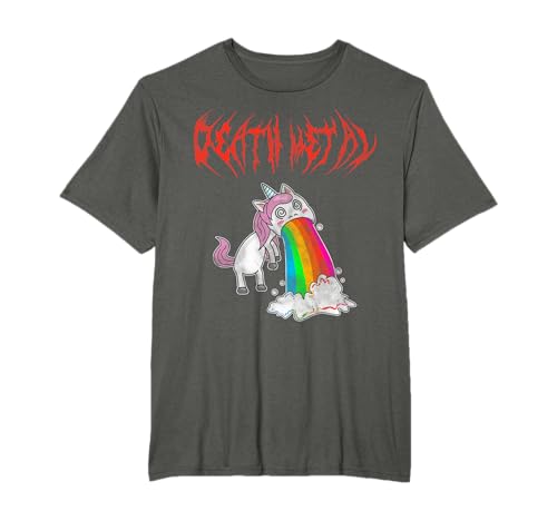 Festival De Metal Metalero Unicornio Death Metal Metalcore Camiseta