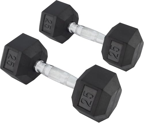 U can - Pesas Mancuernas Pesadas Hexagonales de Acero Grandes para Ejercicio en Casa y Gym | Set de 2 Pesas de 5 a 25 libras UCAN | 2.2 a 11.3 kilogramos (15, Libras)