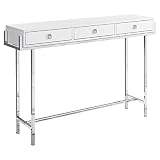 Monarch Specialties ACCENT TABLE, WHITE
