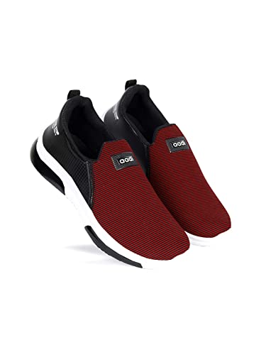 Image of AADI Men's Mesh Leather Outdoor Casual Shoes