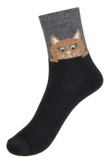 Image of Shag Wear Women's Novelty Angora Socks, Cute Animal Casual Cozy Soft and Warm, 3 Pack
