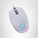 Logitech G203 Wired Gaming Mouse, 8,000 DPI, Rainbow Optical Effect LIGHTSYNC RGB, 6 Programmable Buttons, On-Board Memory, Screen Mapping, PC/Mac Computer and Laptop Compatible - White