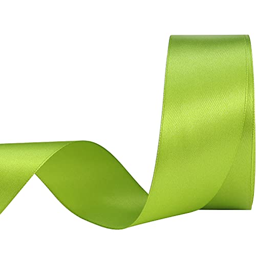 Nsilu 25 Yards 1-1/2 inches Wide Satin Ribbon Suitable for Wedding, Party and Gift Box Packaging Ribbon (Army Green, 1-1/2