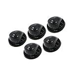 Partuto 5pcs Car Top Cab Marker Light Roof Running Lamps Smoked Black Covers Lens Yellow LED Light for Chevrolet C30 C20 K30 K20 1977-1986 for GMC C1500 1979-1984 Replacement