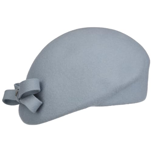 Lierys Wool Beret with Loop Women Light Blue One Size