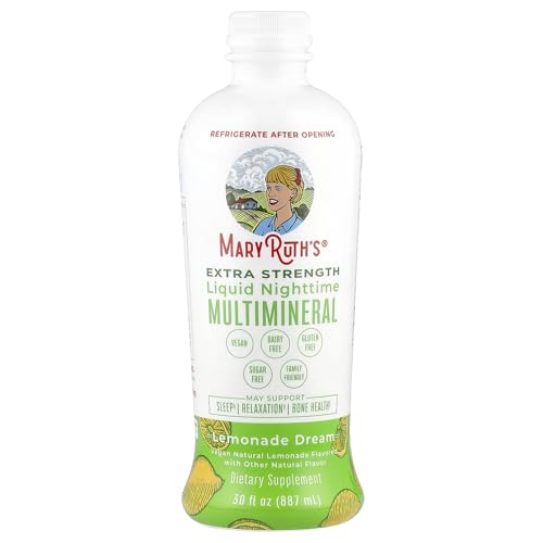 Mary Ruth's Lemonade Extra Strength Nighttime Liquid Multimineral, 30 FZ