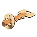 3D Kongming Lock Luban Jigsaw Cube Jouet Désentangulation en bois STYLETY22 Beige, Verrou de trou en bois
