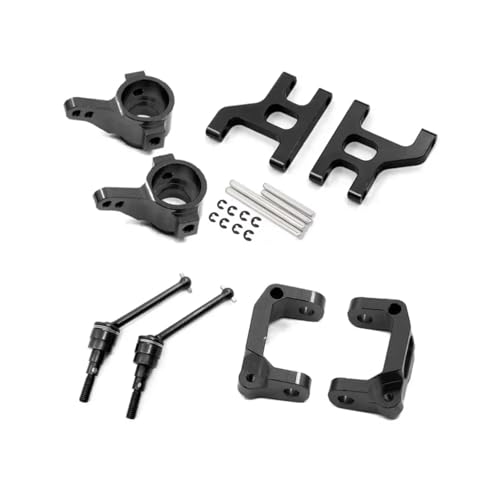 RChCuVtgf For Tamiya CC01 TA02 TA03 1/10 ^ ATXyVA[ nuLAx[X XeAOJbv hCuVtg RCJ[ oM[p[cp(Black)