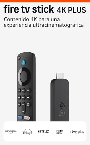 Amazon Fire TV Stick 4K Plus, compatible con Wi-Fi 6, Dolby Vision, Dolby Atmos y HDR10+