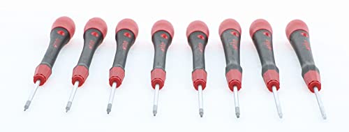 Wiha 26793 PicoFinish Torx Driver Set, T1-T8, 8 Piece, Multi - Image 3