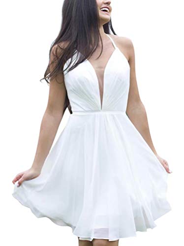 Lilibridal Womens Chiffon Prom Party Dresses Spaghetti Straps Evening Formal Gown