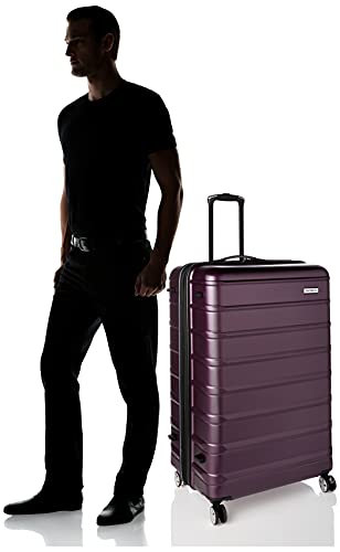 Image of Samsonite Omni, Purple, 3-Piece Set (Carry on /Medium /Large), Omni 2 Hardside Expandable Luggage With Spinner Wheels