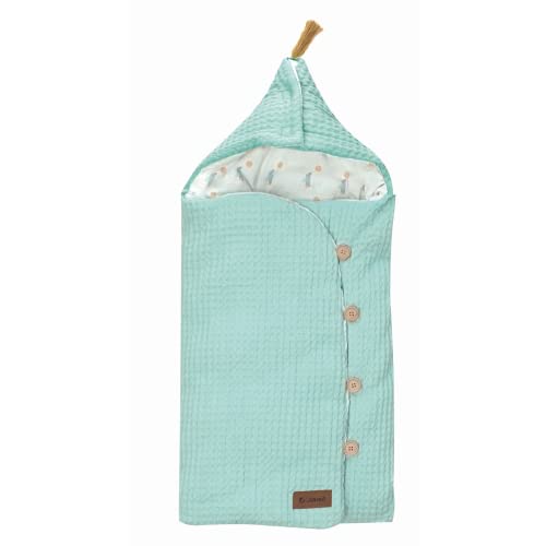 Jané Mims +, Saco Arrullo con Capucha, Cremallera Inferior, 95% Algodón, 5% Elastano, Universal, a...