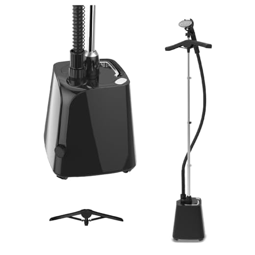 SteamOne Defrostrador Vapor Vertical 1800W, Steamer H18B - Tanque de 1,8L - Fácil de Mover 4 Ruedas Motrices - Tiempo de Calentamiento 60s - Válvula Anti-Calcárea - Manguera Triple Protección Térmica