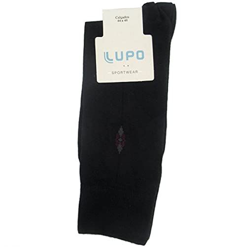 Lupo Sportwear, Meia Masculino, Preta (Black), M