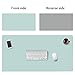Produktbild JiaQi Premium Doppelseitige rutschfest Mousepad,verlängert Leder Mauspad Mat,Office Schreiben Tischmatte Für Laptop Computer Pc-g 120x50cm(47x20inch)