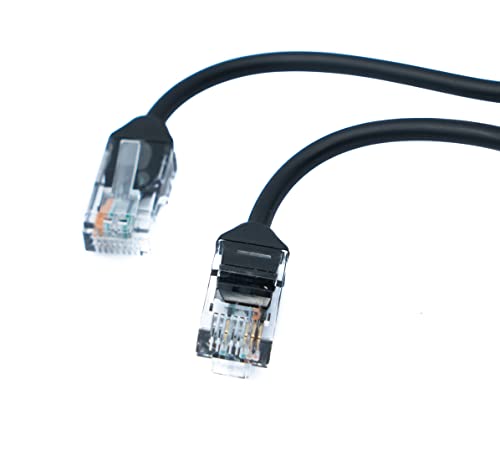 System-S 2 x Coaxial Cable 10 cm RJ45 Male to BNC Female for HD Cameras in Black - Image 3