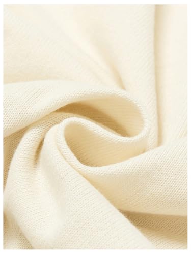 Image of BEAUDRM Girl's Bow Sweater Crew Neck Cute Sweaters Long Sleeve Knit Pullovers Sweater