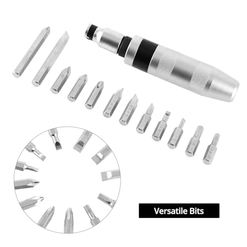 Tournevis à percussion 1/2 pour enlever vis foirée avec 12 embouts CR-V QWORK - 6