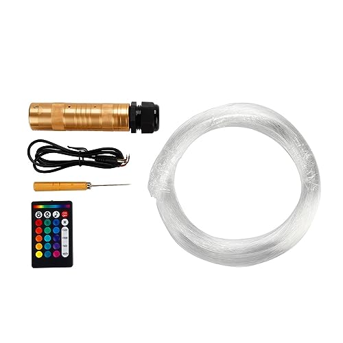 Kits luz fibra óptica para crear un cielo estrellado en el techo del coche 2M