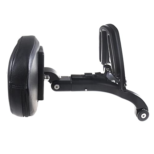 Dossier Passager Vespa GTS 300 Noir Mat avec Support Fixe Chromé