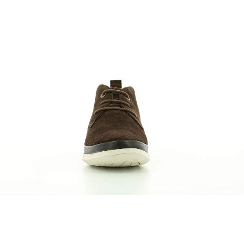 Bottillons Kickers Layton pour homme en cuir marron confortable