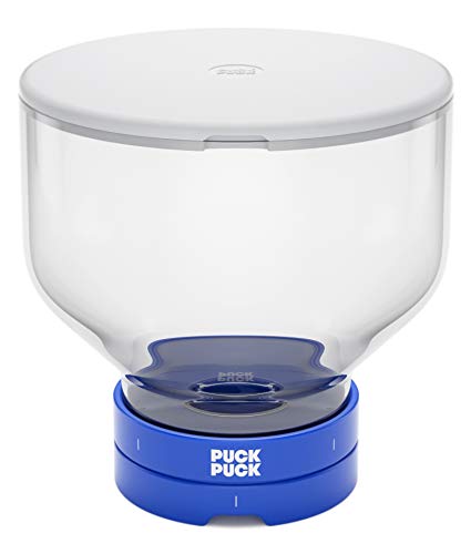PuckPuck PPV-BL - Cold Brew Attachment for The Aeropress | Experience Smooth Cold Dripped Coffee at Home, Blue