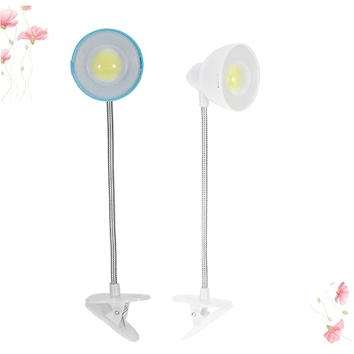2pcs Clip Bureau Lecture pour Étude Lampe Clipser Éclairage - 5