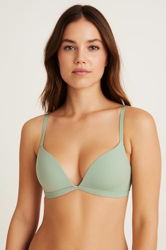 Image of Viola's Secret 6 Pack of Color Print T-Shirt Bras B Cup C Cup and D Cup