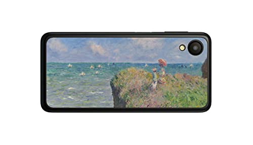 ClearView(�N���A�r���[) �T���X�� Galaxy A23 5G�p �w�� �ی� �t�B���� ����v�����g �N���[�h�E���l �i Claude Monet) �v�[�����B���̒f�R�̏�̎U��