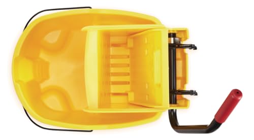Rubbermaid Commercial Products FG758088YEL Wavebrake 35 Qt. Side-Press Mop Bucket And Wringer Combo thumb #4