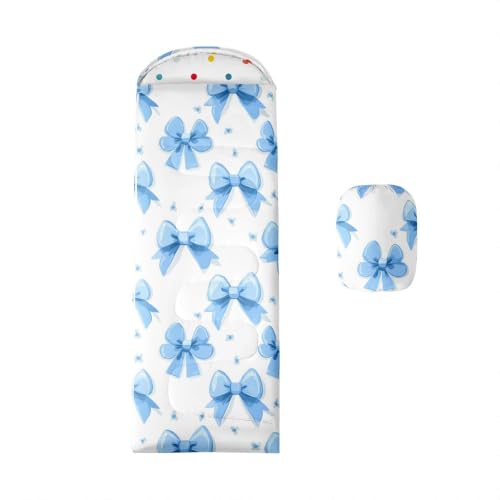 Feelyou Bolsa de Dormir Infantil Floral Botánica para Camping, Compacta para Senderismo y Mochilero, 3 Temporadas, Cálida para Clima Fresco