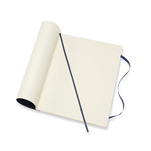 Caderno sem Pauta, Moleskine, Classic, Extra Grande (25x19cm), Azul