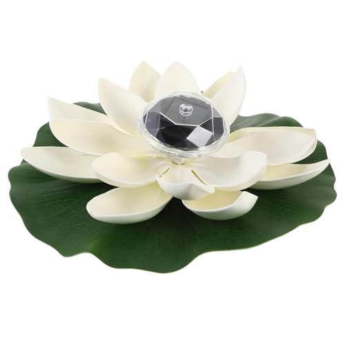 Veemoon Luces Decorativas De Solar Led Para Jardín y Estanques Iluminación Elegante y Para y Exteriores Resistente Al Agua y Blanco