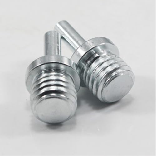 Image of 2 Pcs Round Head 5 /8 inch-11 Male Thread to 1 /4 inch Hex Shank Drill Adapter, Drill Adapter for Drills, Drill Press and Die Grinders
